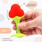 Прорезыватель силиконовый Крошка Я «Клубничка», на ножке - Фото 2