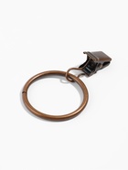 Кольцо для карниза, с зажимом, d=32/38 мм, 10 шт., цвет медный - Фото 2