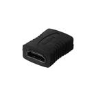 Переходник LuazON PL-004, HDMI (f) - HDMI (f), черный - фото 319693535