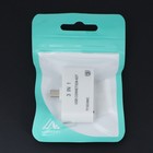 Картридер-OTG Luazon LNCR-100, адаптер microUSB, разъемы USB, microSD, SD, белый - Фото 5