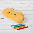 Школьный пенал «Мишка», мягкий , 20х6,5 см - Фото 3