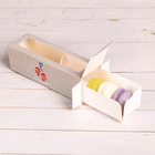 Коробочка для макарун "Let it snow", 18 х 5,5 х 5,5 см - Фото 2