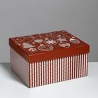 Коробка подарочная новогодняя складная «Яркий праздник», 31×25.5×16 см, Новый год - Фото 2