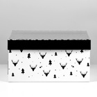 Коробка подарочная новогодняя складная «Уютный дом», 31×25.5×16 см, Новый год - Фото 5