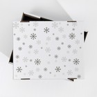 Складная коробка «Let it snow», 31,2 х 25,6 х 16,1 см - Фото 2