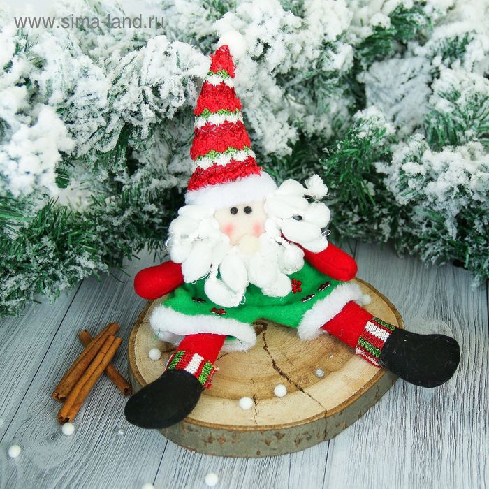 Мягкая игрушка "Дед Мороз в шортиках" 10*30 см - Фото 1