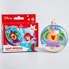 Новогодний ёлочный шар с фреской "С Новым годом!" Принцессы: Ариэль - Фото 4