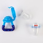 Ниблер для прикорма, от 5 мес., с силиконовой сеточкой, размер М «Джентльмен», голубой - Фото 5