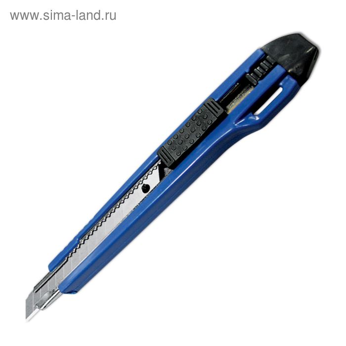 Нож универсальный SANTOOL, корпус пластик, квадратный фиксатор, усиленный, 9 мм - Фото 1