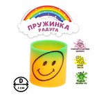 Пружинка - радуга «Весёлый смайл», d=3 см, МИКС - Фото 1