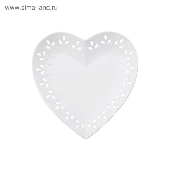 Тарелка сердце «Лилия», 22 см - Фото 1
