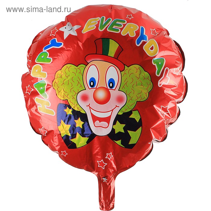 Шар фольгированный "Клоун весёлый" - Фото 1