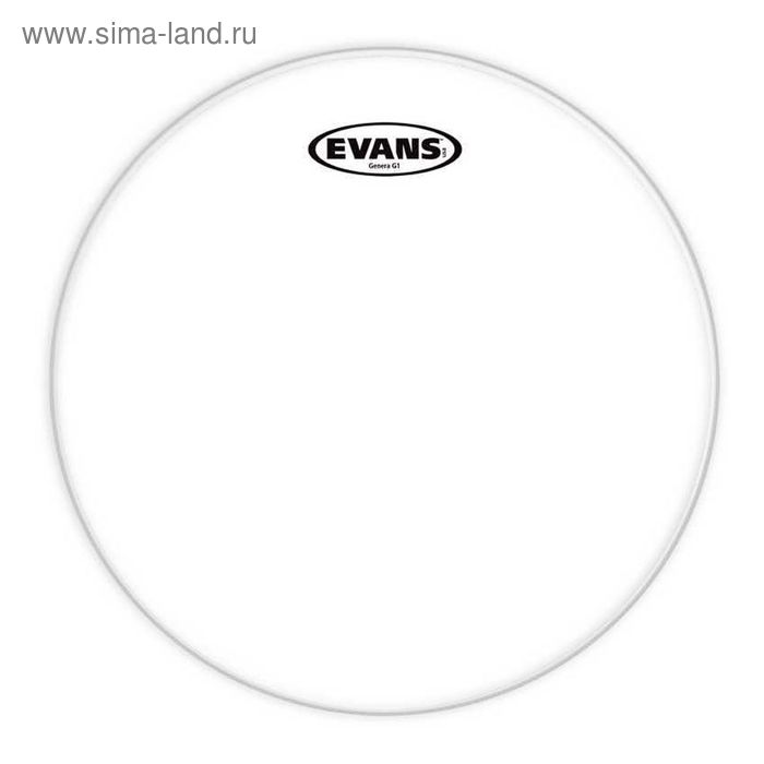 Пластик Evans TT12G1 G1 Clear  для малого, том и тимбалес барабана 12" - Фото 1