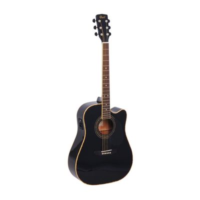 Электроакустическая гитара Cort AD880CE-BK Standard Series  с вырезом, черная