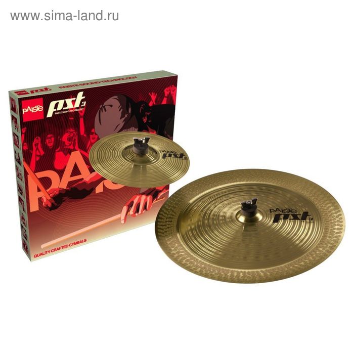 Комплект тарелок Paiste 000063FXPK PST 3 Effects Pack  10/18" - Фото 1