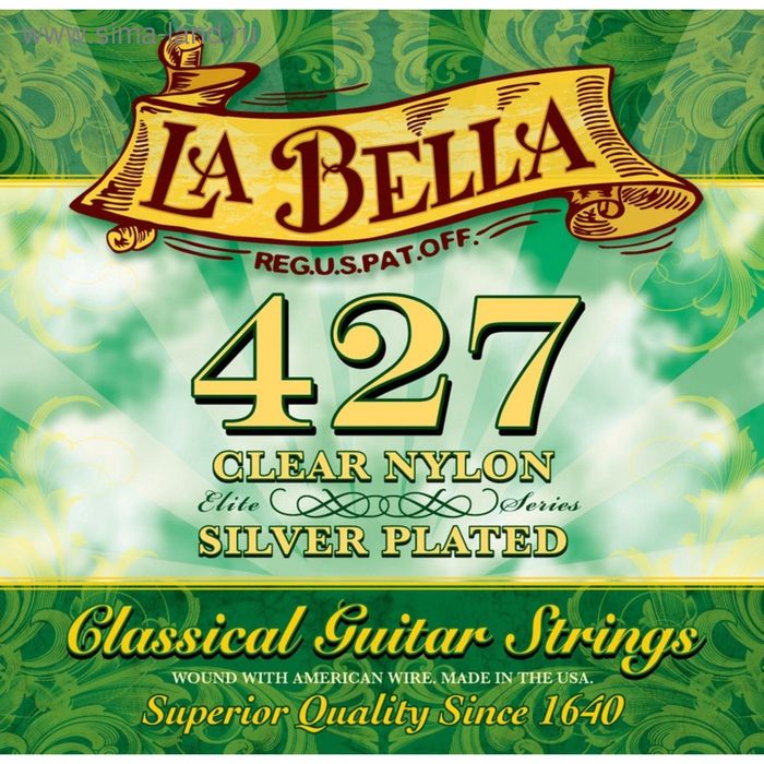 Комплект струн для классической гитары La Bella 427 - Фото 1