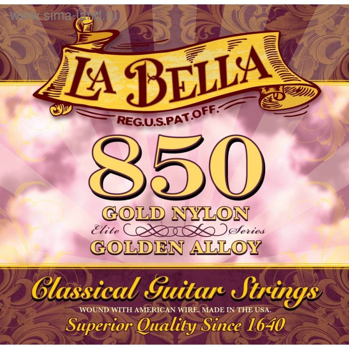 Комплект струн для классической гитары La Bella 850 - Фото 1