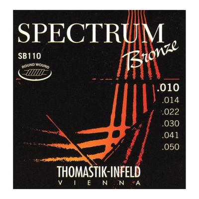 Комплект струн для акустической  Thomastik SB110 Spectrum Bronze  сталь/бронза, 010-050