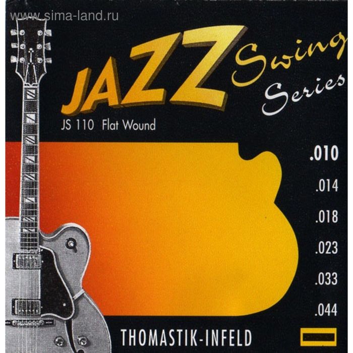 Комплект струн для акустической  Thomastik JS110 Jazz Swing  Еxtra Light, сталь/никель - Фото 1