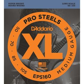 Струны для бас-гитары D'Addario EPS160 ProSteels  Medium, 50-105, Long Scale