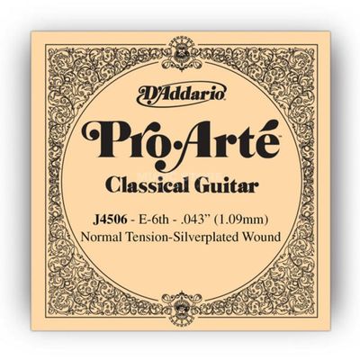 Отдельная 6-ая струна D'Addario J4506 Pro-Arte для классической гитары