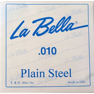 Отдельная стальная струна La Bella PS010  010