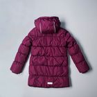 Пальто зимнее для девочки, рост 110 см, цвет фиолетовый W17357 - Фото 12