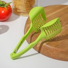 Щипцы для нарезки томатов Доляна, 18×8 см, цвет зелёный - Фото 2