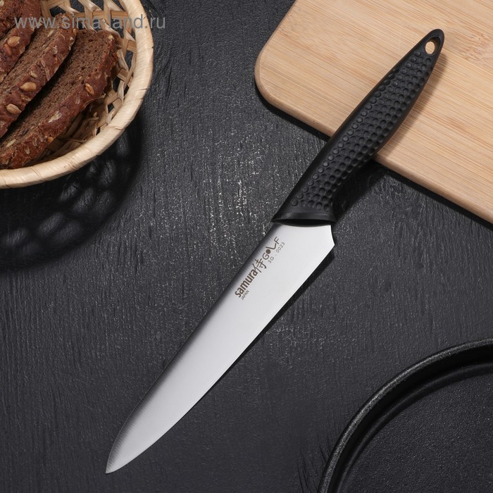 Нож кухонный Samura GOLF, универсальный, лезвие 15,8 см, AUS-8 - Фото 1