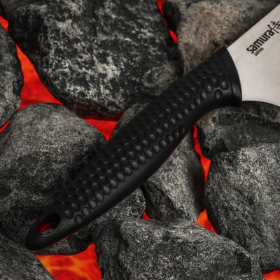 Нож кухонный Samura GOLF, шеф, лезвие 22.1 см, AUS-8