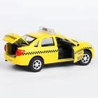 Машина металлическая инерционная Lada Granta - такси, световой и и звуковой эффекты, масштаб 1:43 - Фото 3