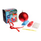 Новогодний ёлочный шар с массой для лепки «Дед Мороз» - Фото 3