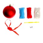 Новогодний ёлочный шар с массой для лепки «Дед Мороз» - Фото 5