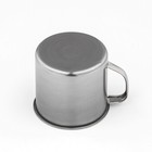 Кружка Доляна «Мэйли», 550 мл, d=9.5 см, толщина 0.33 мм, нержавеющая сталь, хромированная - Фото 4