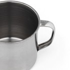 Кружка из нержавеющей стали «Мэйли», 570 мл, d=9,5 см, цвет хромированный - Фото 2