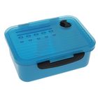 Ланч-бокс пластиковый 2 отделения SIYECAO, прямоугольный, 350 мл, 1,15 л, 19×15×7 см с ложкой, цвета МИКС - Фото 1