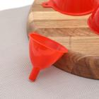 Набор воронок, 3 шт., 9×8 см, 8×7 см, 6.5×6.5 см, пластик, МИКС - Фото 3