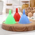 Набор воронок, 3 шт., 9×8 см, 8×7 см, 6.5×6.5 см, пластик, МИКС - Фото 5