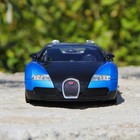 Машина радиоуправляемая Bugatti Veyron, 1:14, работает от аккумулятора, свет, цвет синий - Фото 5