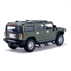 Машина радиоуправляемая "Hummer H2", 1:10, работает от аккумулятора, свет , цвет зелёный - Фото 3