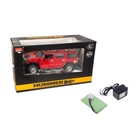 Машина радиоуправляемая "Hummer H2", 1:10, работает от аккумулятора, свет , цвет зелёный - Фото 4