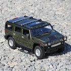 Машина радиоуправляемая "Hummer H2", 1:10, работает от аккумулятора, свет , цвет зелёный - Фото 10