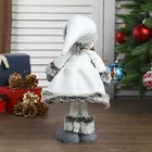 Кукла интерьерная "Девочка в белом платье и полосатом шарфике" 41 см - Фото 3