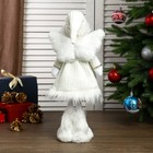 Кукла интерьерная "Ангел-девочка в белом платье с сердечками" 50 см - Фото 3
