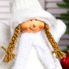 Кукла интерьерная "Ангел-девочка в белом платье с сердечками" 50 см - Фото 5