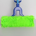 Швабра с отжимом Доляна, насадка из микрофибры 35×10 см, телескопическая ручка 107-134 см, цвет МИКС - Фото 4
