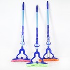 Швабра с отжимом Доляна, насадка из микрофибры 35×10 см, телескопическая ручка 107-134 см, цвет МИКС - Фото 6