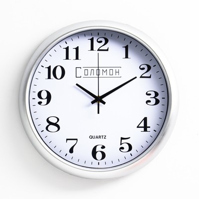 Часы настенные "Соломон", d-30 см, дискретный ход
