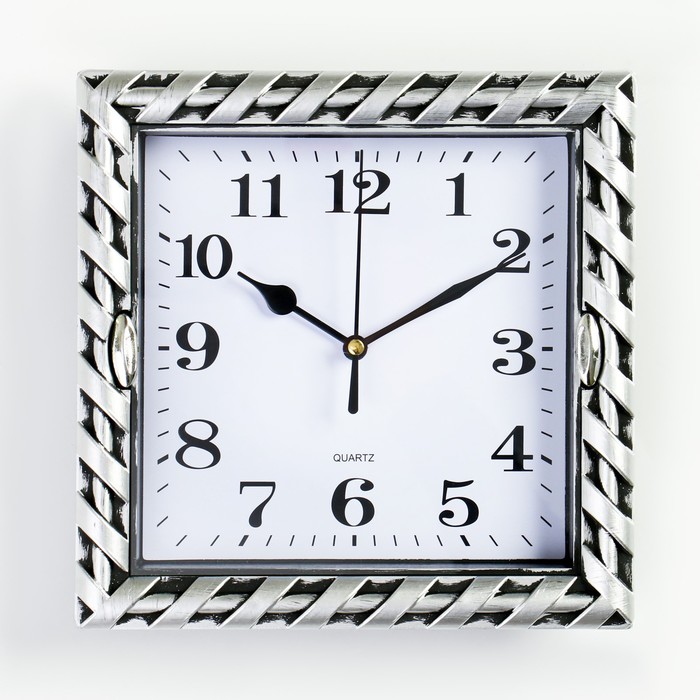 Часы настенные "Жаклин", 20.5 х 20.5 см, дискретный ход - Фото 1