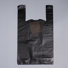 Пакет «50 кг», полиэтиленовый, майка, 30×55 см, 27 мкм